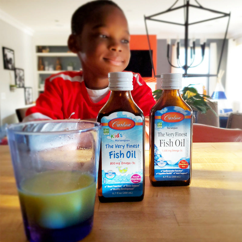 Carlson Kid's The Very Finest Fish Oil, Natural Lemon - 200 ml