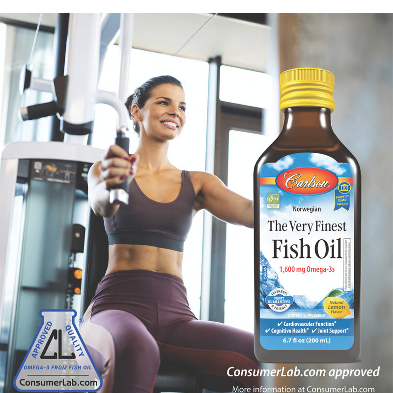 Carlson The Very Finest Fish Oil, Natural Lemon - 200 ml