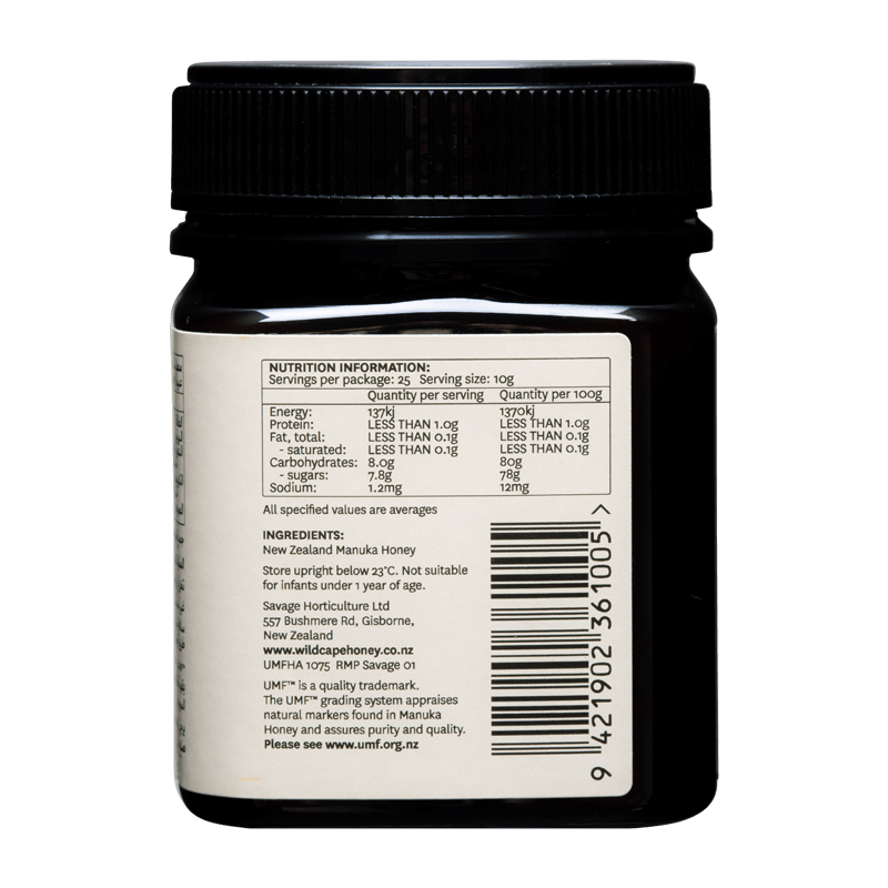 WildCape Manuka Honey UMF 10+ (MGO 263+) - 250 g