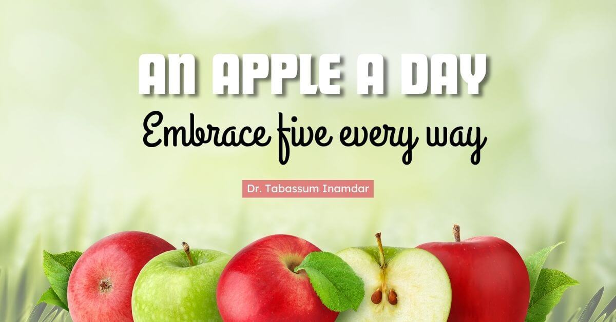 An apple a day- Embrace five every way