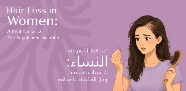 Hair Loss in Women UAE: 8 Causes & The Supplement Solution