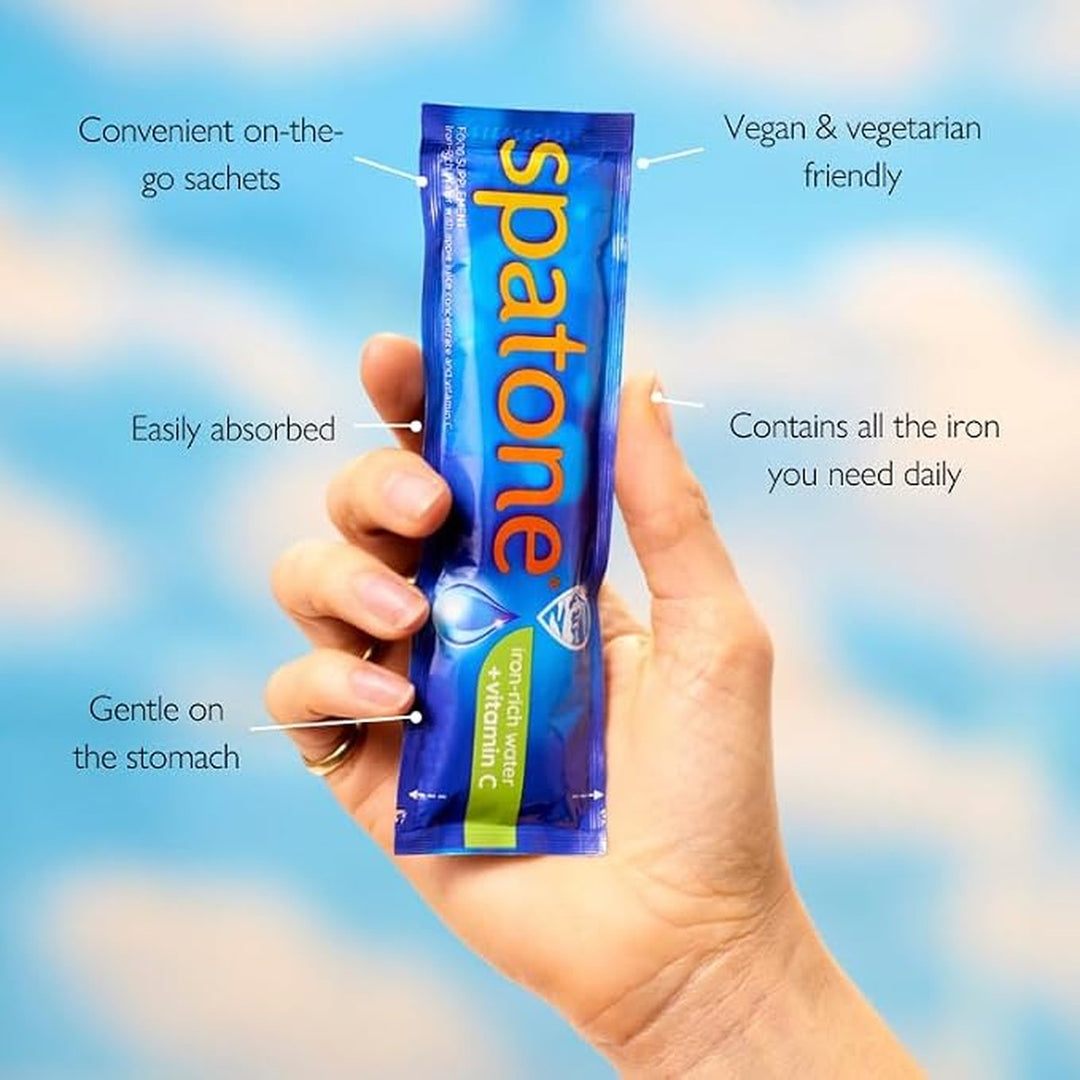 Spatone Natural Iron + Vitamin C Apple Flavour - 14 Sachets