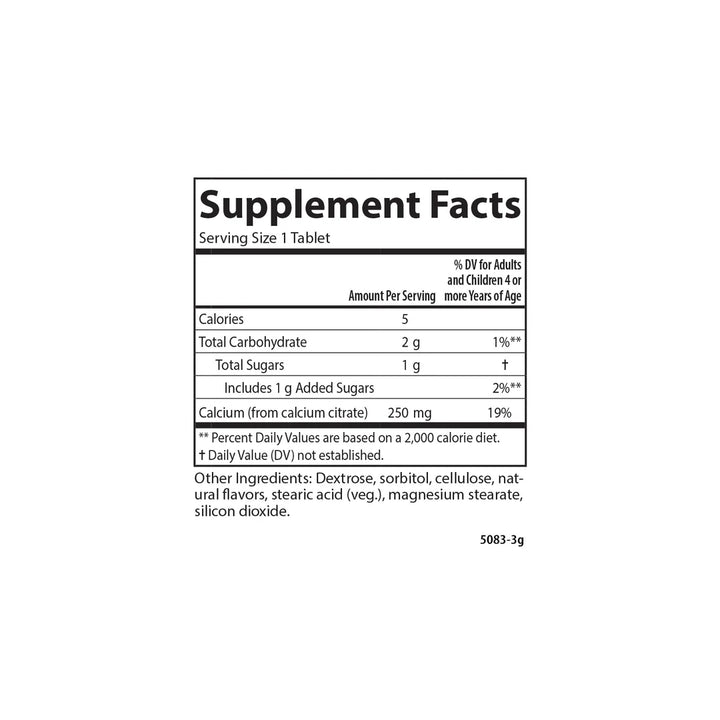 CARLSON FOR KIDS CALCIUM CHEW 60 TAB