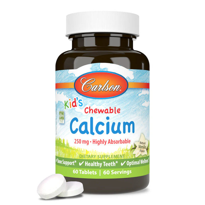 CARLSON FOR KIDS CALCIUM CHEW 60 TAB