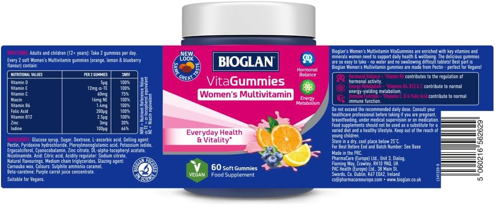 Bioglan Women's Multivitamins VitaGummies - 60 Soft Gummies