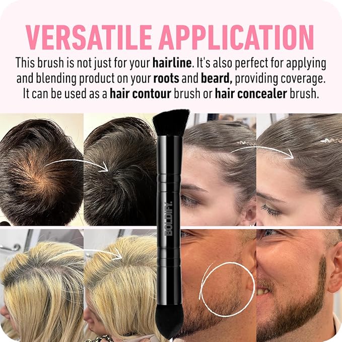 BOLDIFY Dual-Ended Hairline Powder Brush