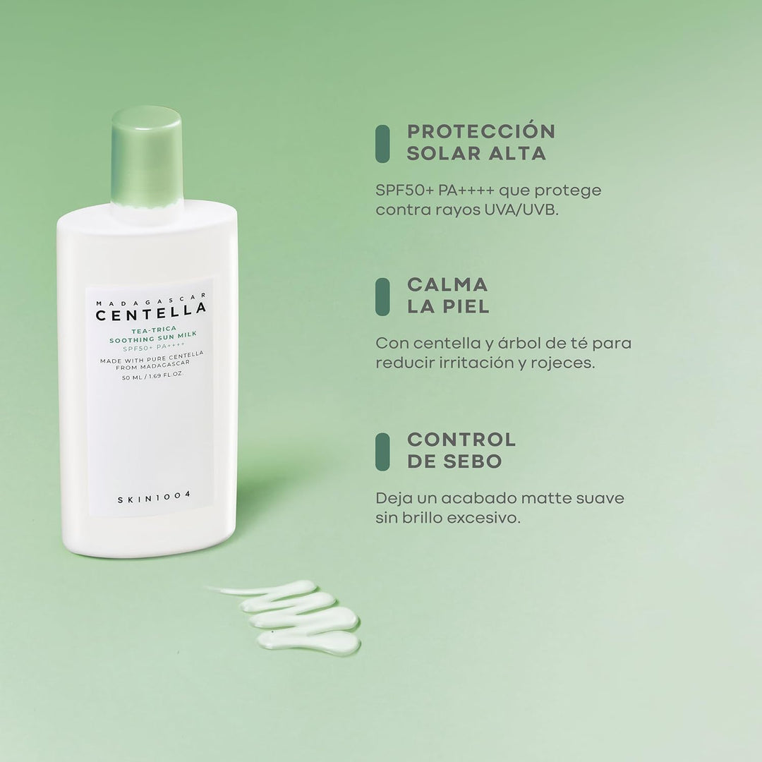 SKIN1004-Madagascar Centella Tea-Trica Soothing Sun Milk 50ml