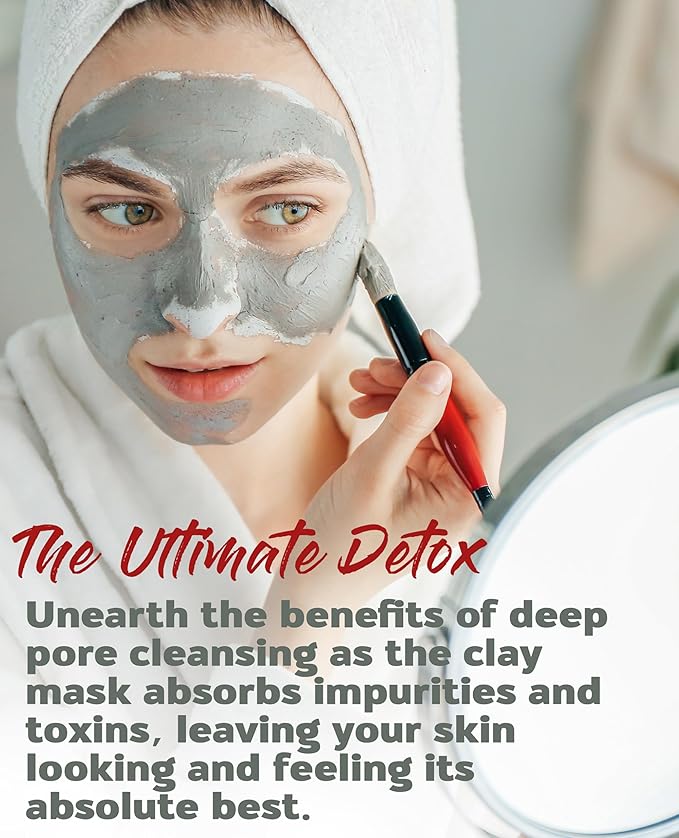 Aztec Secret – Indian Healing Clay 2 lb – Deep Pore Cleansing Facial & Body Mask – The Original 100% Natural Calcium Bentonite Clay