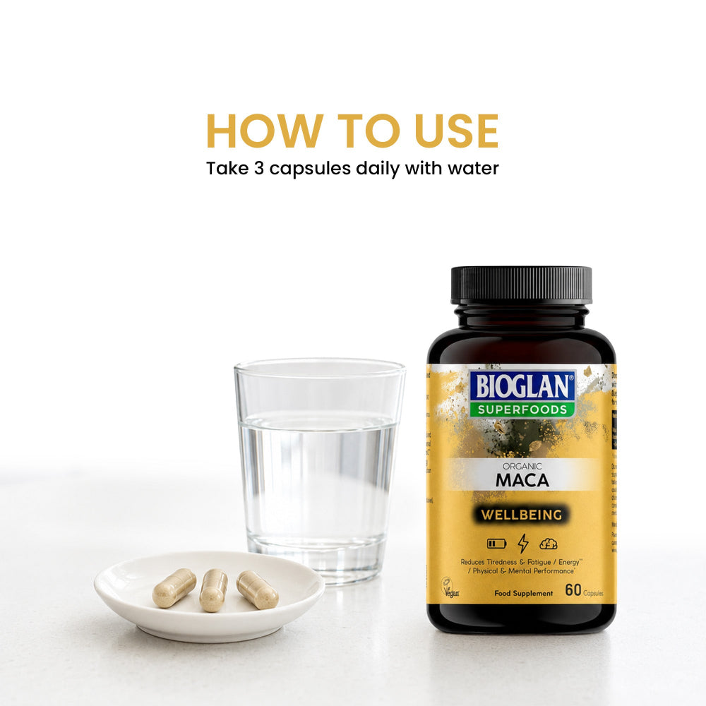 Bioglan Superfoods Organic Maca Capsules - 60 Capsules