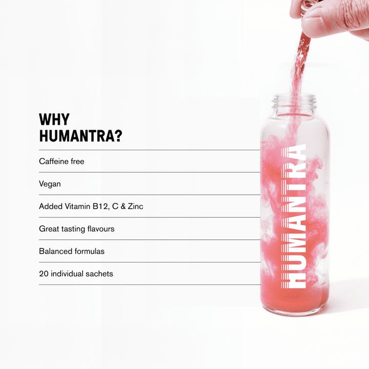 Humantra Electrolyte Powder – Berry Pomegranate | 20 Sachets