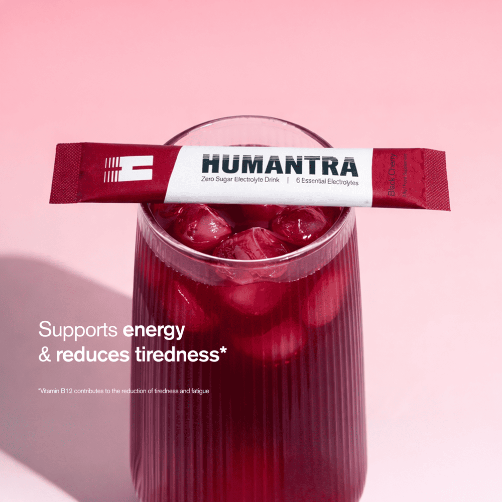 Humantra Electrolyte Powder – Black Cherry | 20 Sachets