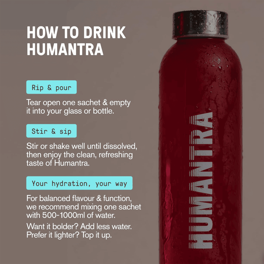 Humantra Electrolyte Powder – Black Cherry | 20 Sachets