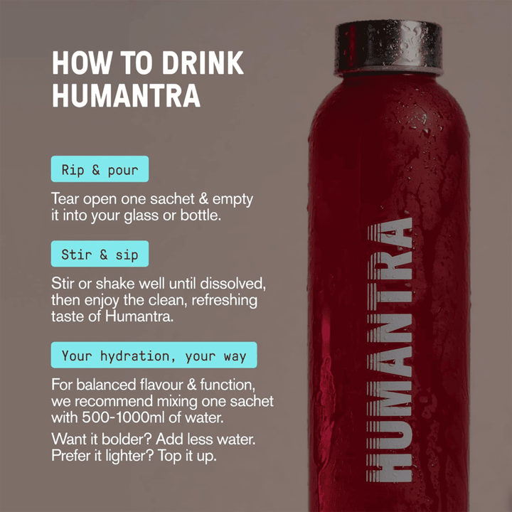Humantra Electrolyte Powder – Black Cherry | 20 Sachets