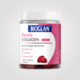 Bioglan Beauty Collagen Gummies – 1000mg Marine Collagen with Biotin & Vitamin C – 60 Strawberry Gummies for Hair, Skin & Nails