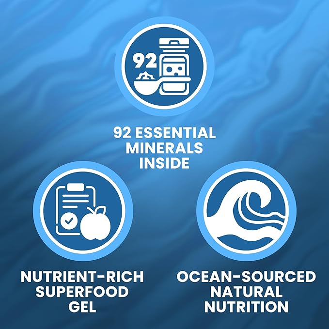 True Sea Moss Gel - Blue Spirulina - Made in the USA - 473 ml