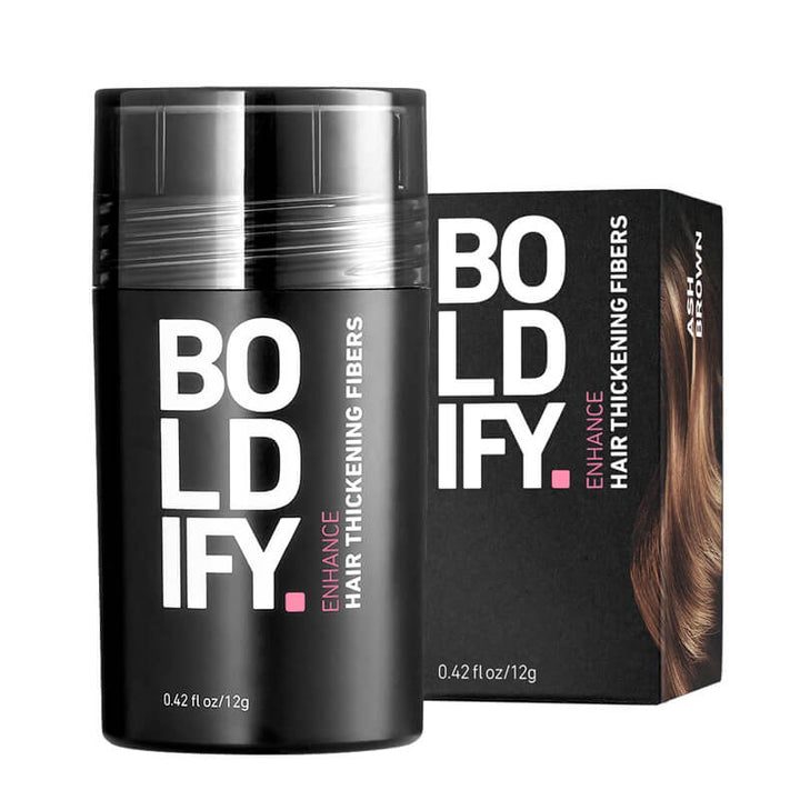 Boldify Hair Thickening Fibers Black - 12g Ash Brown | Fitaminat