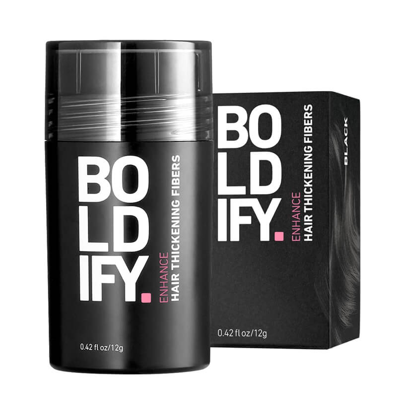 Boldify Hair Thickening Fibers Black - 12g | Fitaminat