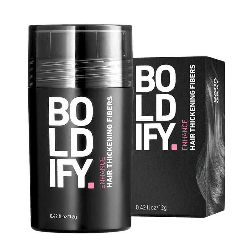 Boldify Hair Thickening Fibers Dark Gray - 12g | Fitaminat