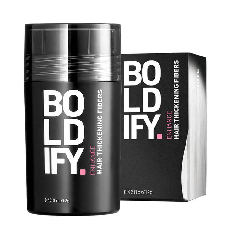 Boldify Hair Thickening Fibers White - 12g | Fitaminat