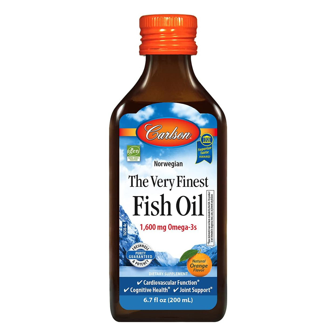Carlson The Very Finest Fish Oil 1600mg Natural Orange - 200ml