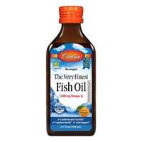 Carlson The Very Finest Fish Oil 1600mg Natural Orange - 200ml