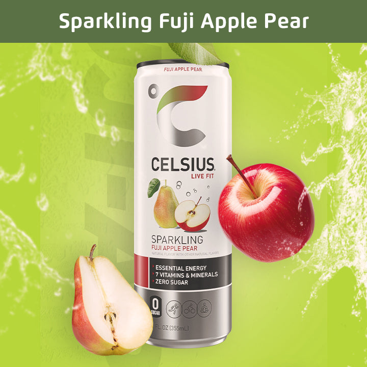 Celsius Sparkling Fuji Apple Pear | Fitaminat