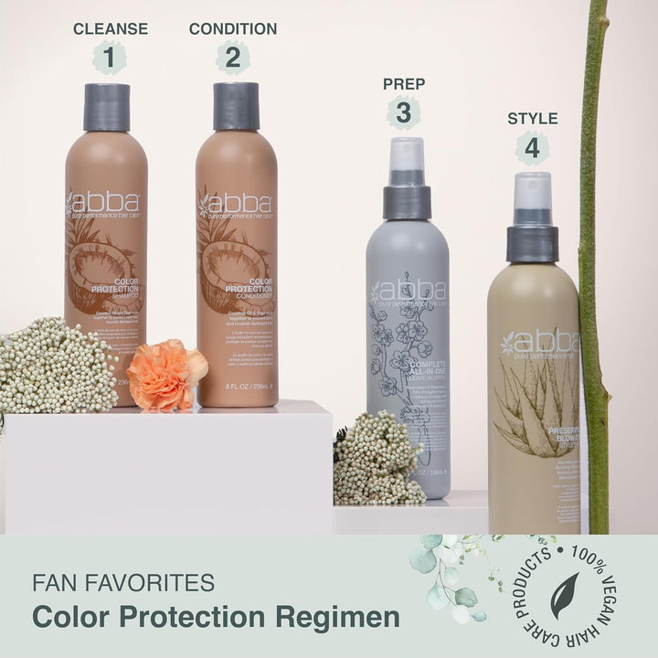 Coconut Oil and sage work instantly to re-hydrate and protect color or chemically- treated hair for unrivaled strength, vitality and shine. Drenches hair with a protective moisture barrier that reduces color fading. This conditioner contains our exclusive proquinoa complex with hydrolyzed quinoa, barley and soy proteins to rescue damaged hair fibers.