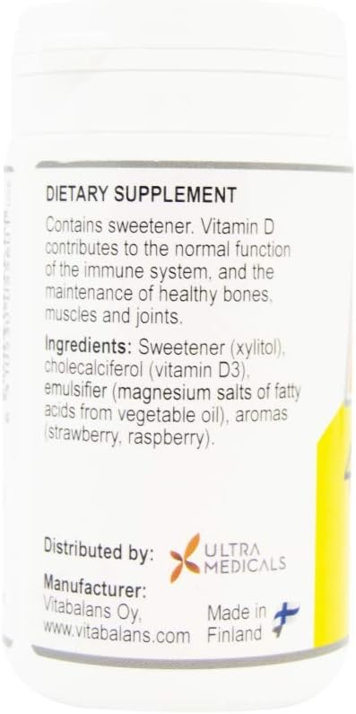 IMMUNITY BOOST Vitamin D contributes to the normal functioning of the immune system (the body's defense mechanism against bacteria and viruses)