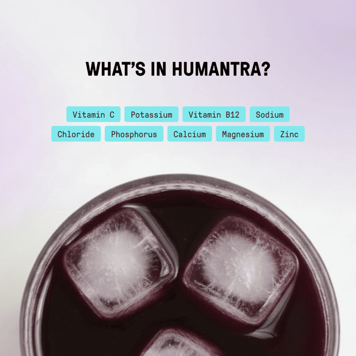 Humantra Electrolyte Powder – Elderberry | 20 Sachets