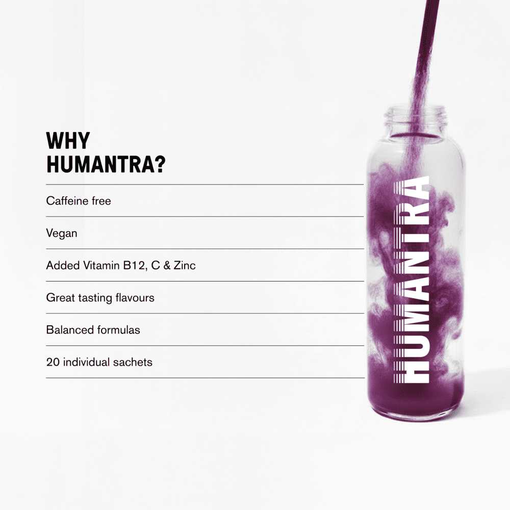 Humantra Electrolyte Powder – Elderberry | 20 Sachets