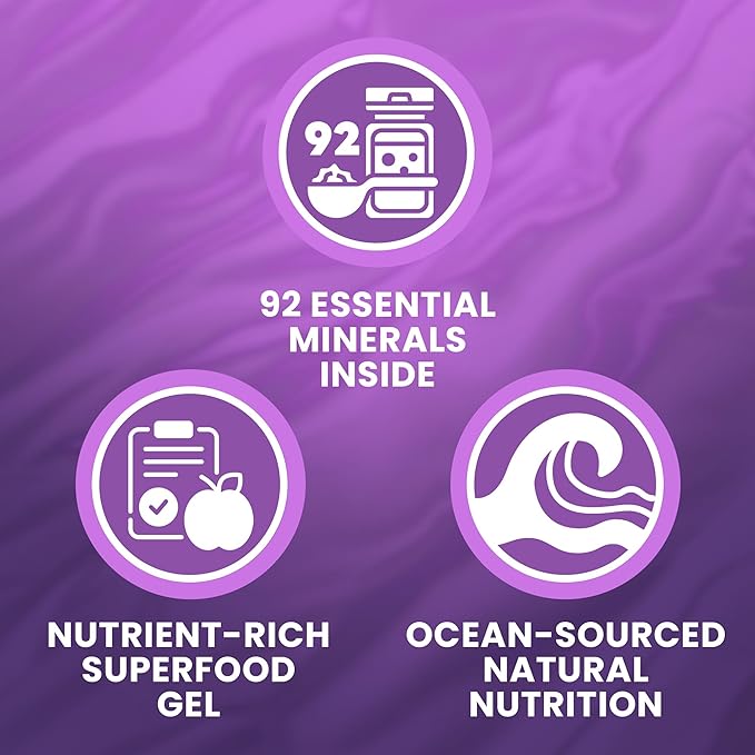 True Sea Moss Gel - Elderberry Seamoss - Made in USA - 473ml