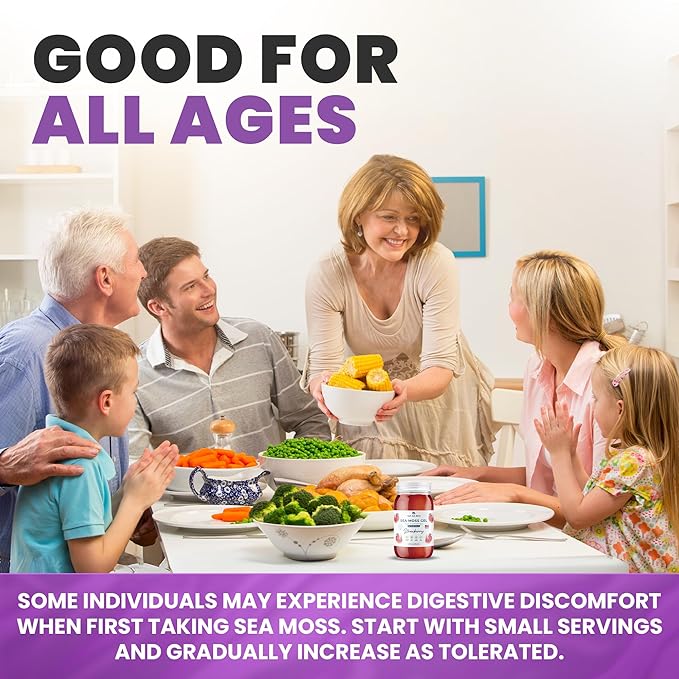 True Sea Moss Gel - Elderberry Seamoss - Made in USA - 473ml