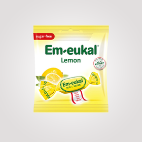 Em-eukal Lemon, Sugar-free, Lemon Drops with Vitamin C - 50g