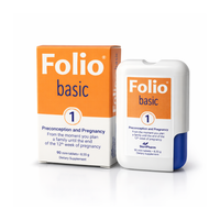 Folio 1 مكمل أساسي قبل الحمل وأثناءه 90 حبة صغيرة