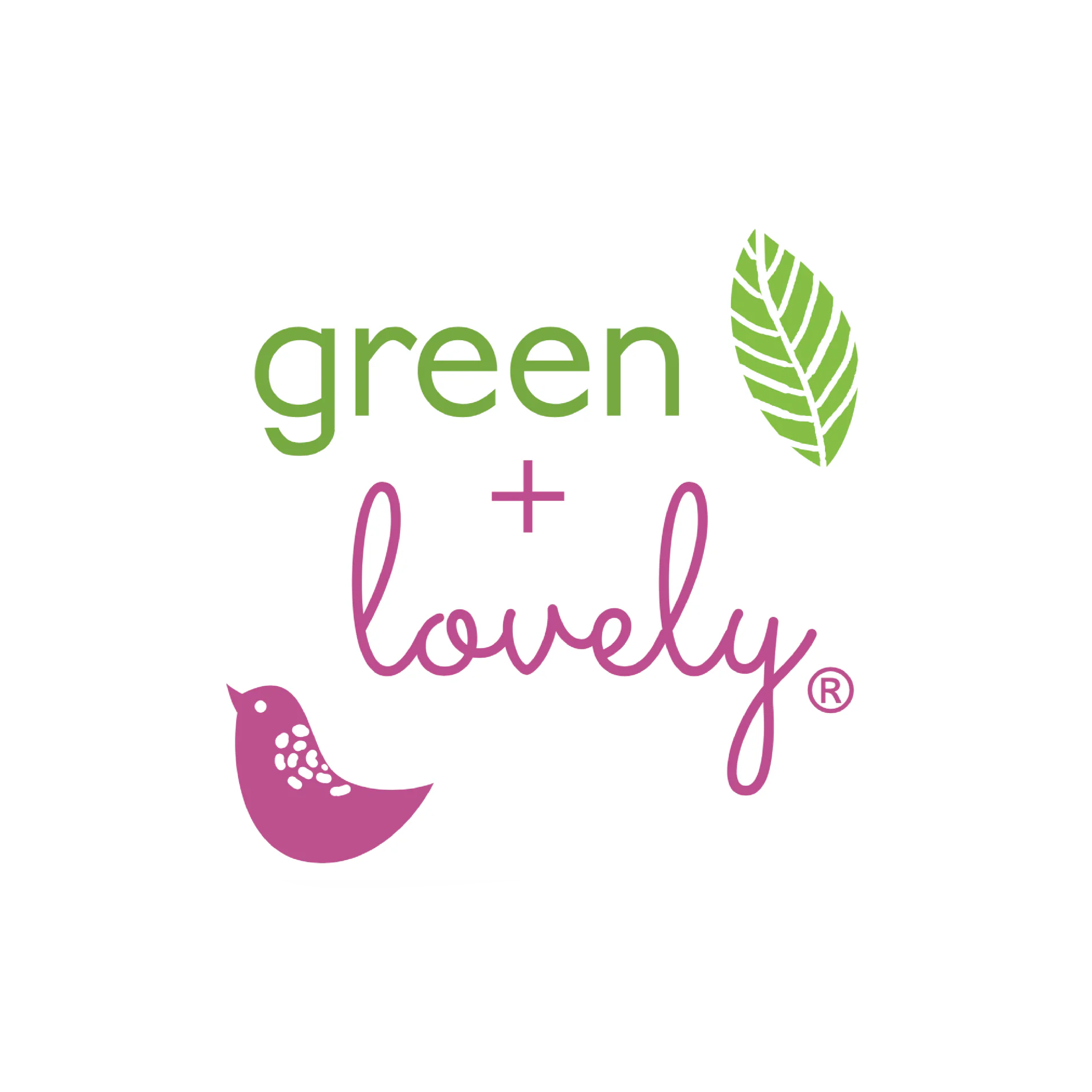 Green + lovely brand logo