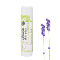 Green and Lovely Lavender Bud Organic Skin Stick, Portable Lotion - 14g