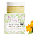 Green and Lovely Nature's Herbal Calendula Salve Unscented Organic 57g - Main Image