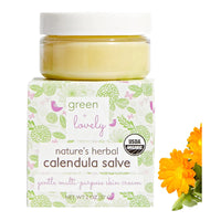Green and Lovely Nature's Herbal Calendula Salve Unscented Organic - 57g