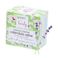 Green and Lovely Organic Calendula Salve Lavender Chamomile - 57g