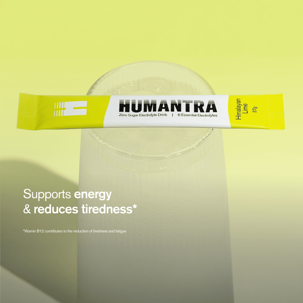 Humantra Electrolyte Powder – Himalayan Lime | 20 Sachets