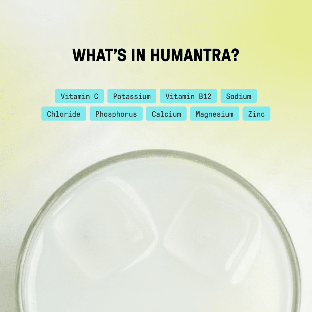 Humantra Electrolyte Powder – Himalayan Lime | 20 Sachets