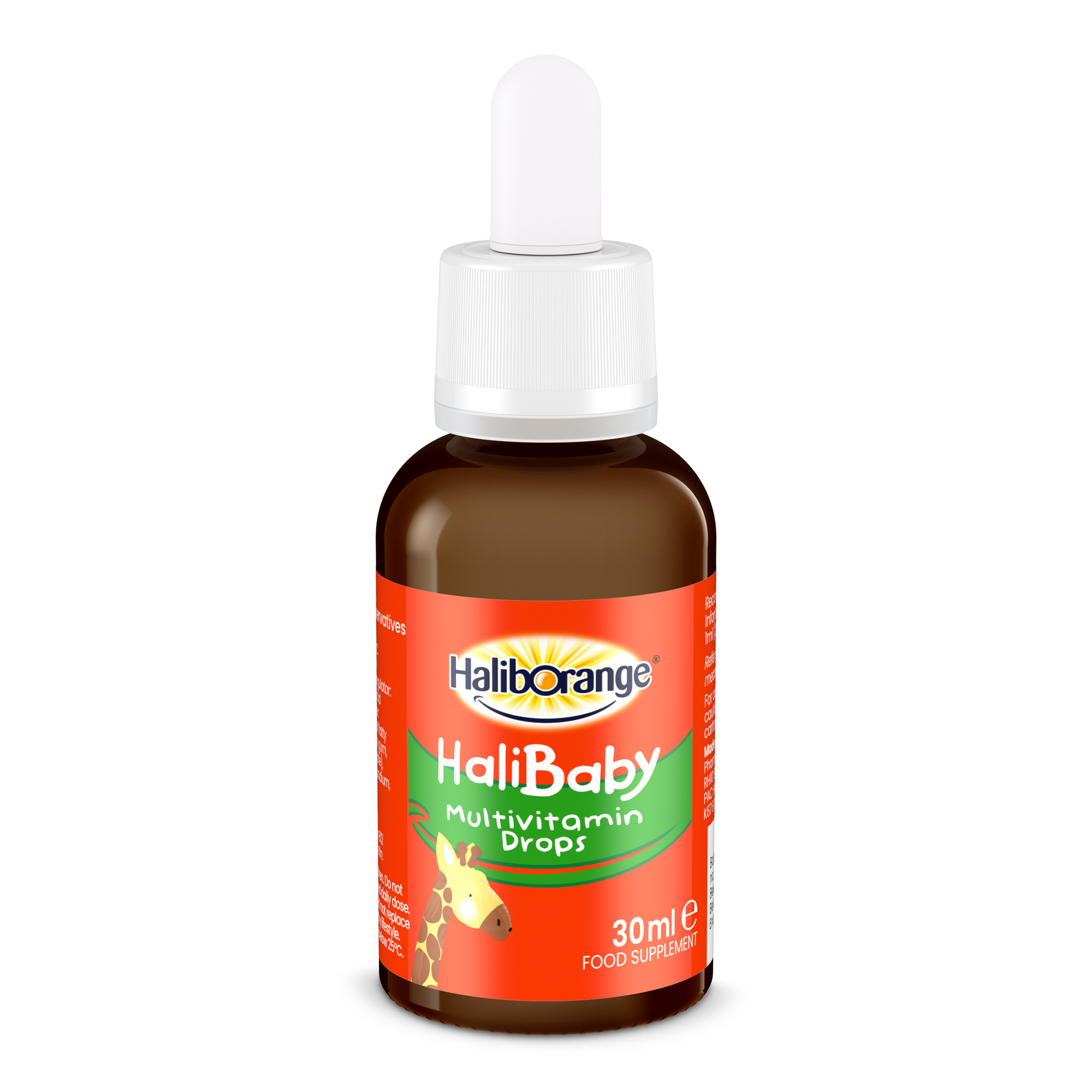 Haliborange Halibaby Multivitamin Drops, 10 μg Vitamin D - 30 ml - Main Image