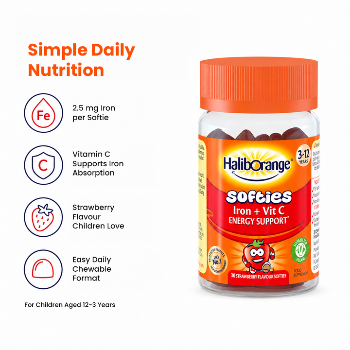 Haliborange Iron + Vitamin C Gummies - 30 Softies