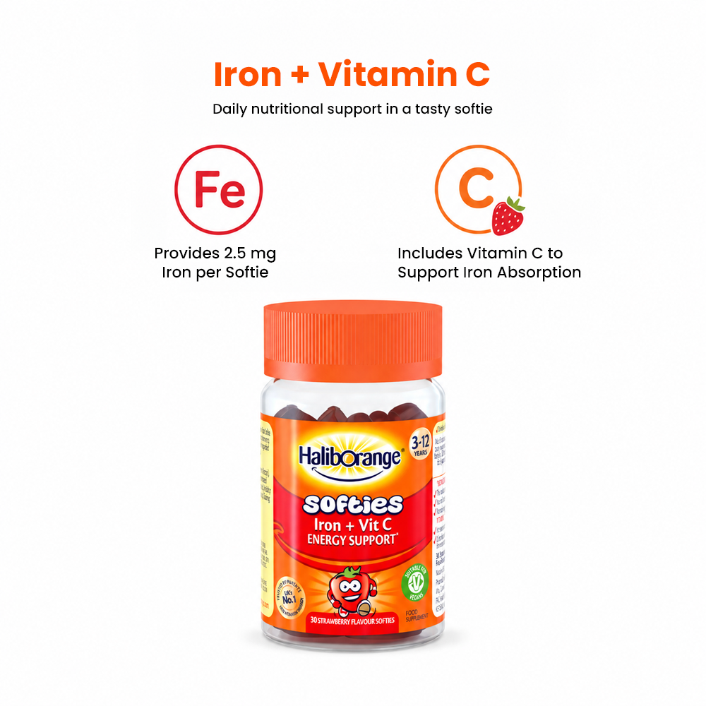 Haliborange Iron + Vitamin C Gummies - 30 Softies