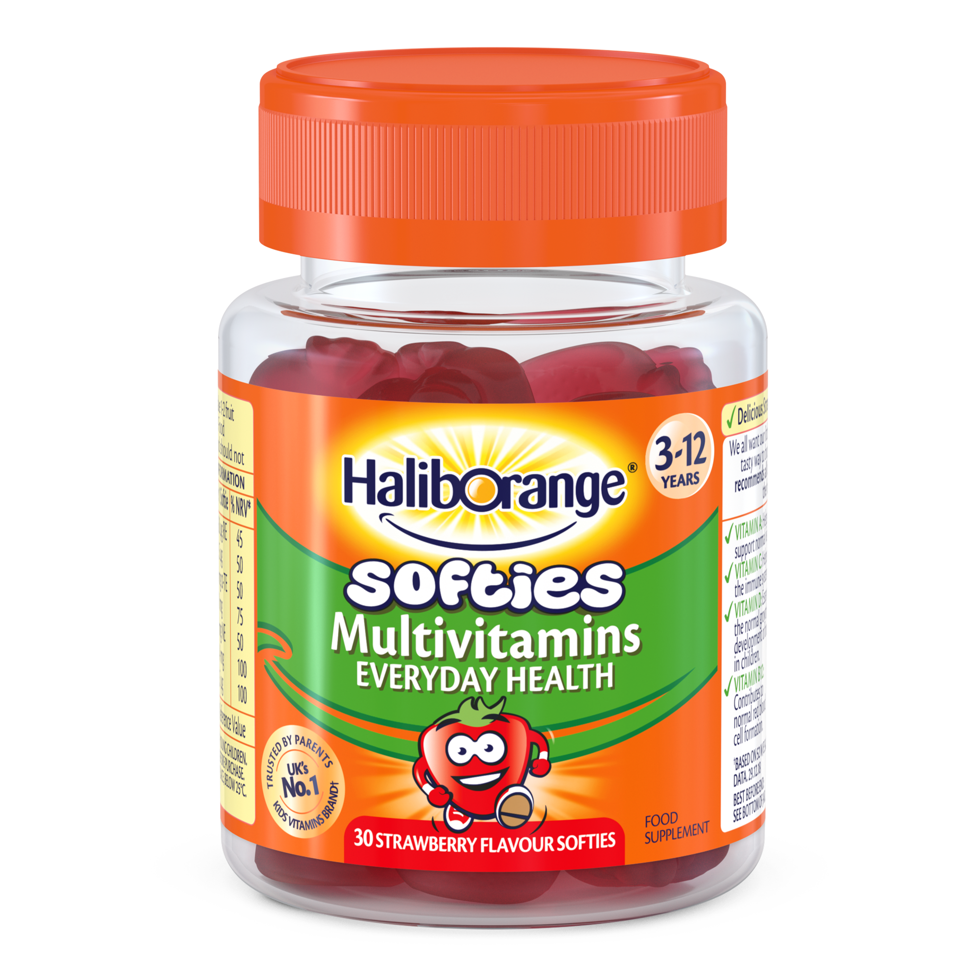 Haliborange Multivitamins, Strawberry Flavour - 30 Softies - Main Image