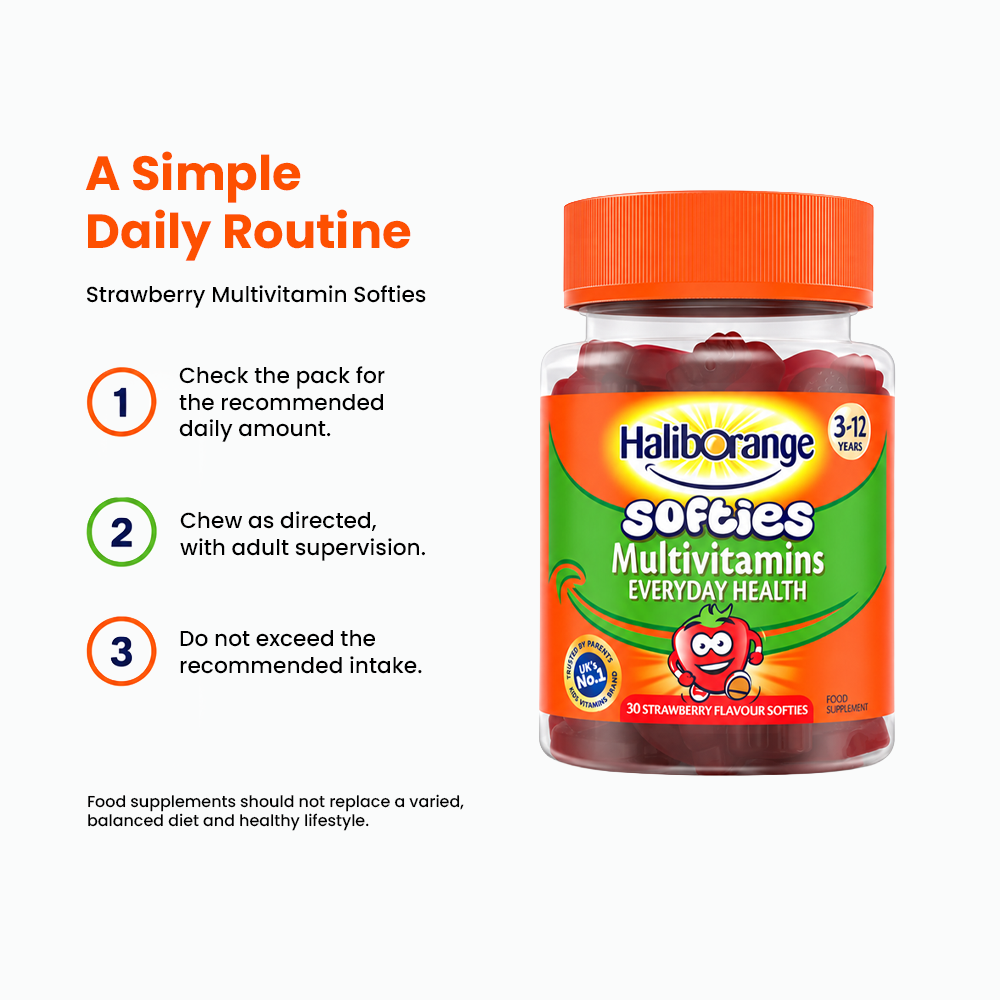 Haliborange Multivitamins Strawberry Softies - 30 Softies