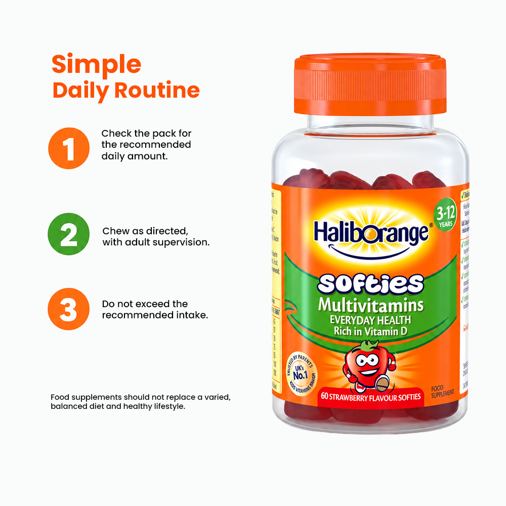 Haliborange Multivitamins Vitamin D Softies - 60 Softies