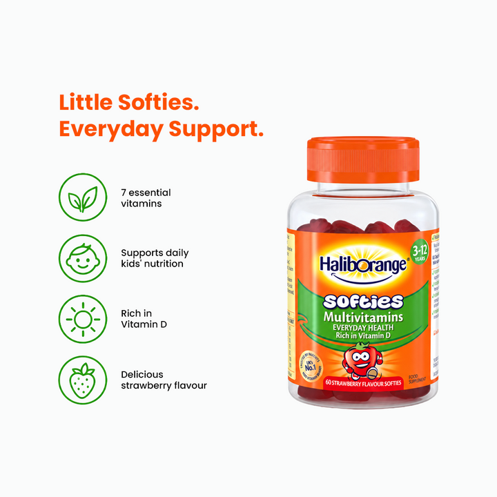 Haliborange Multivitamins Vitamin D Softies - 60 Softies