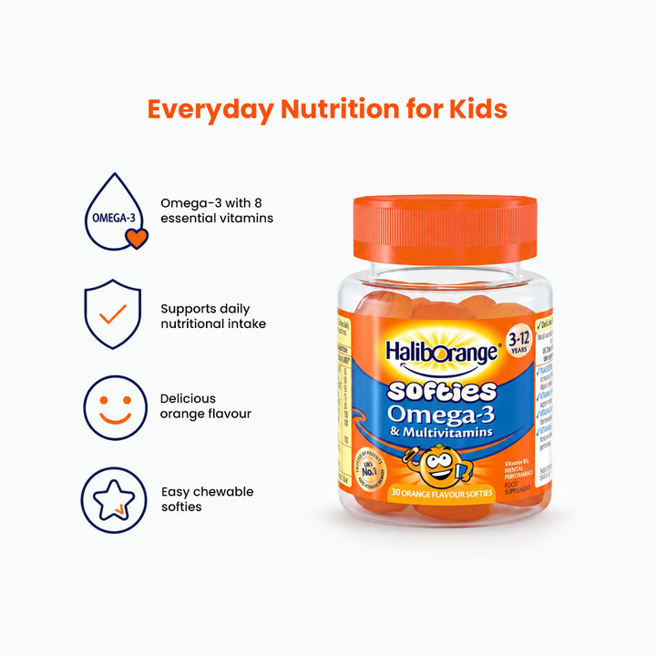 Haliborange Omega-3 and Multivitamins - 30 Softies
