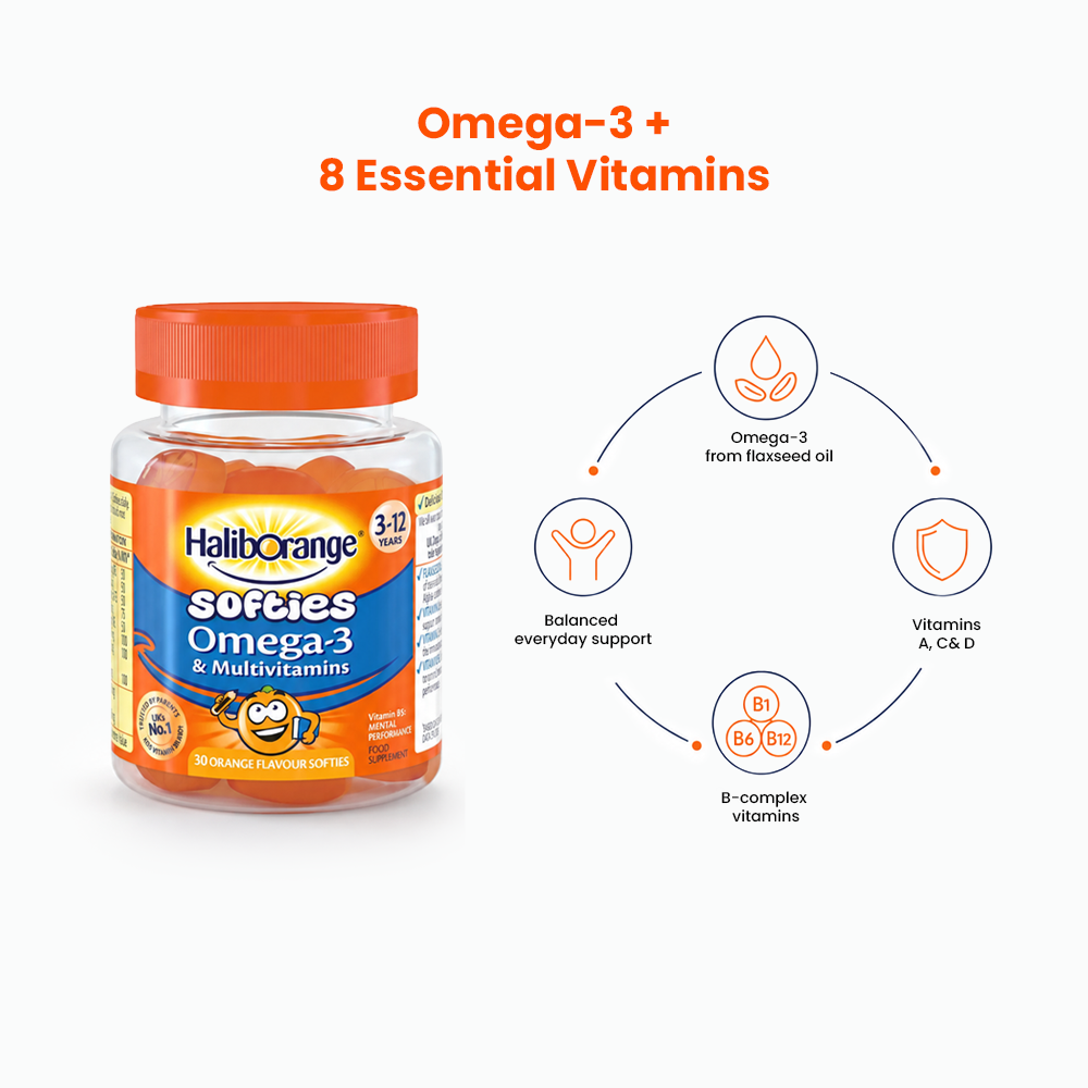Haliborange Omega-3 and Multivitamins - 30 Softies